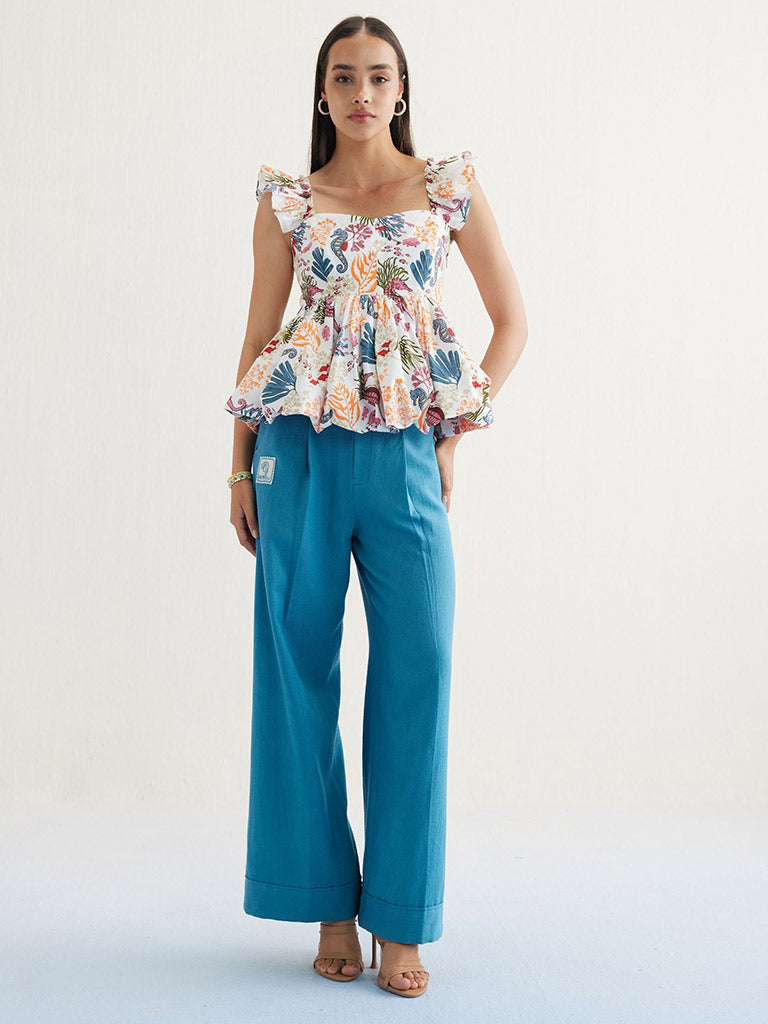 Coral Life Blouse TOPS SUI