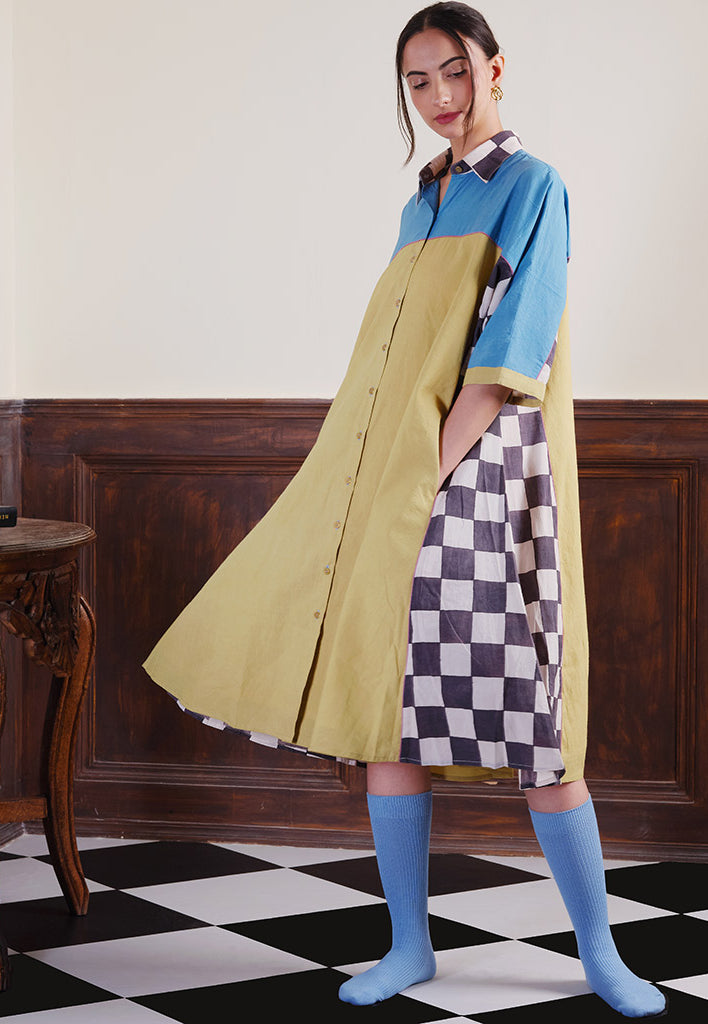 Checks In The Mail Dress DRESSES IKKIVI