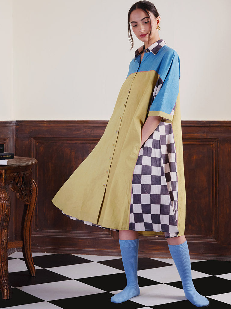 Checks In The Mail Dress DRESSES IKKIVI