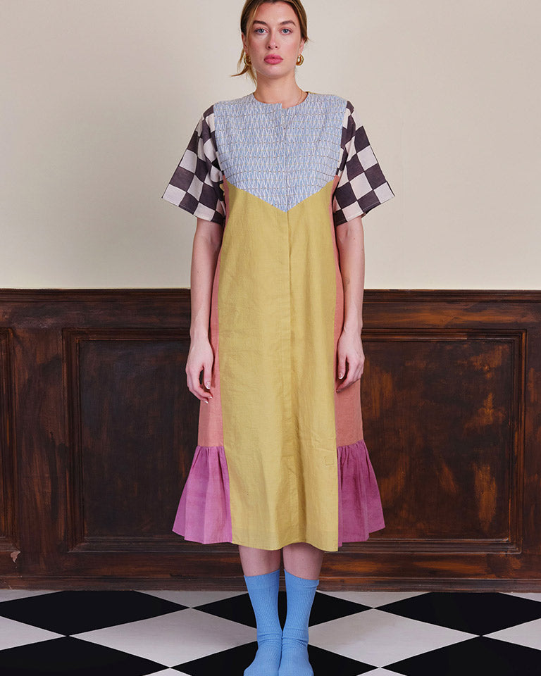 Painted By Moss Midi Dress DRESSES IKKIVI