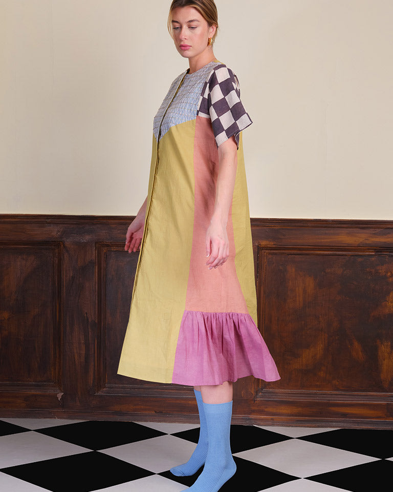 Painted By Moss Midi Dress DRESSES IKKIVI