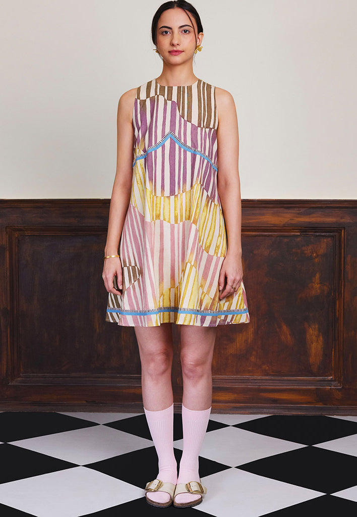 Verse 21 Mini Cotton Dress DRESSES IKKIVI