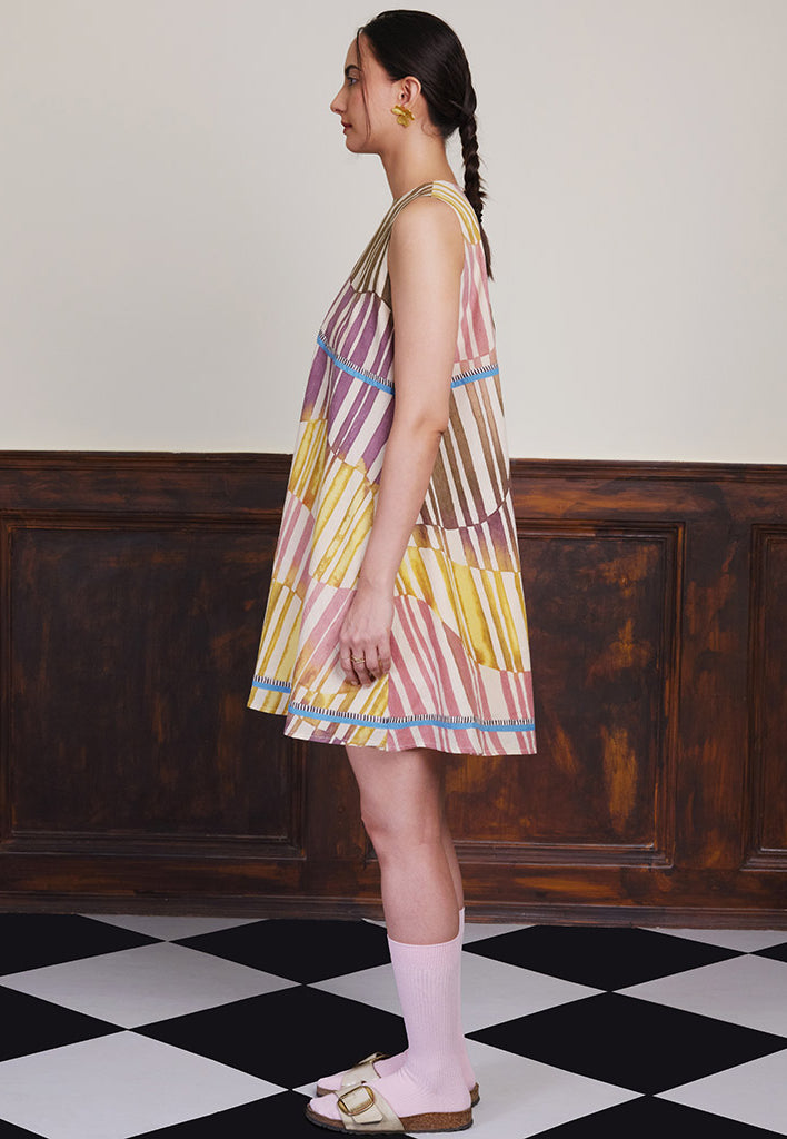 Verse 21 Mini Cotton Dress DRESSES IKKIVI