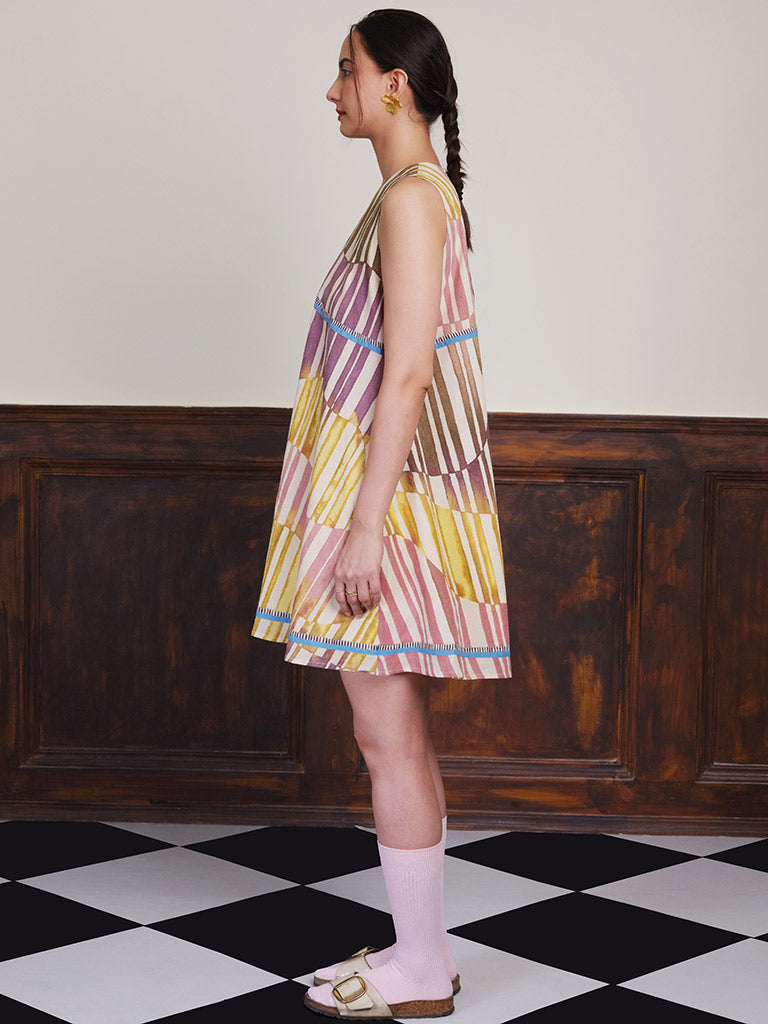 Verse 21 Mini Cotton Dress DRESSES IKKIVI