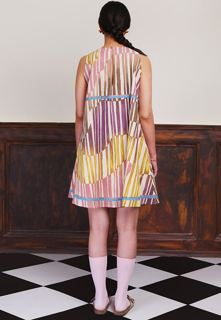 Verse 21 Mini Cotton Dress DRESSES IKKIVI