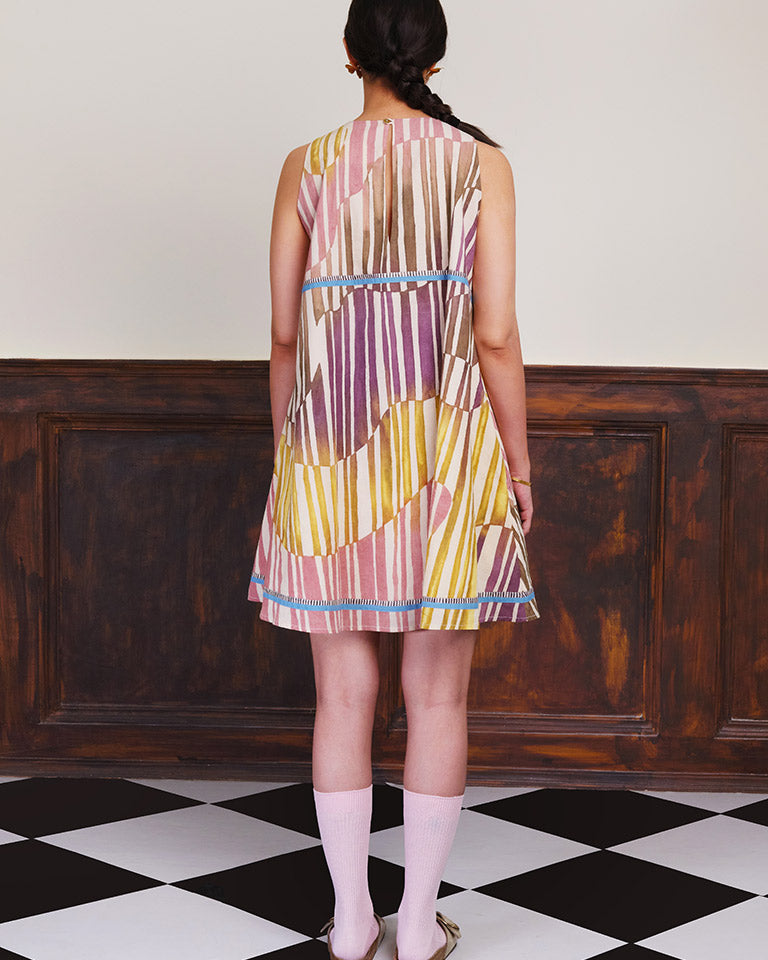 Verse 21 Mini Cotton Dress DRESSES IKKIVI