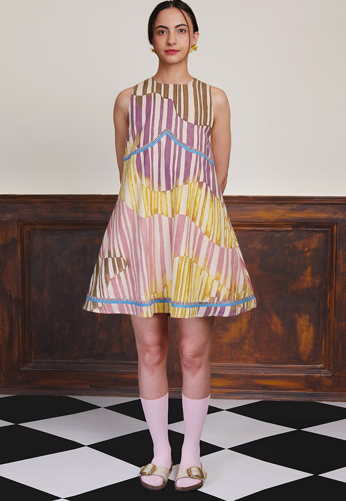 Verse 21 Mini Cotton Dress DRESSES IKKIVI