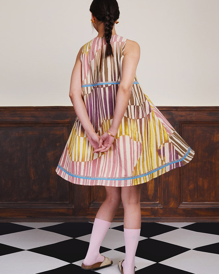 Verse 21 Mini Cotton Dress DRESSES IKKIVI