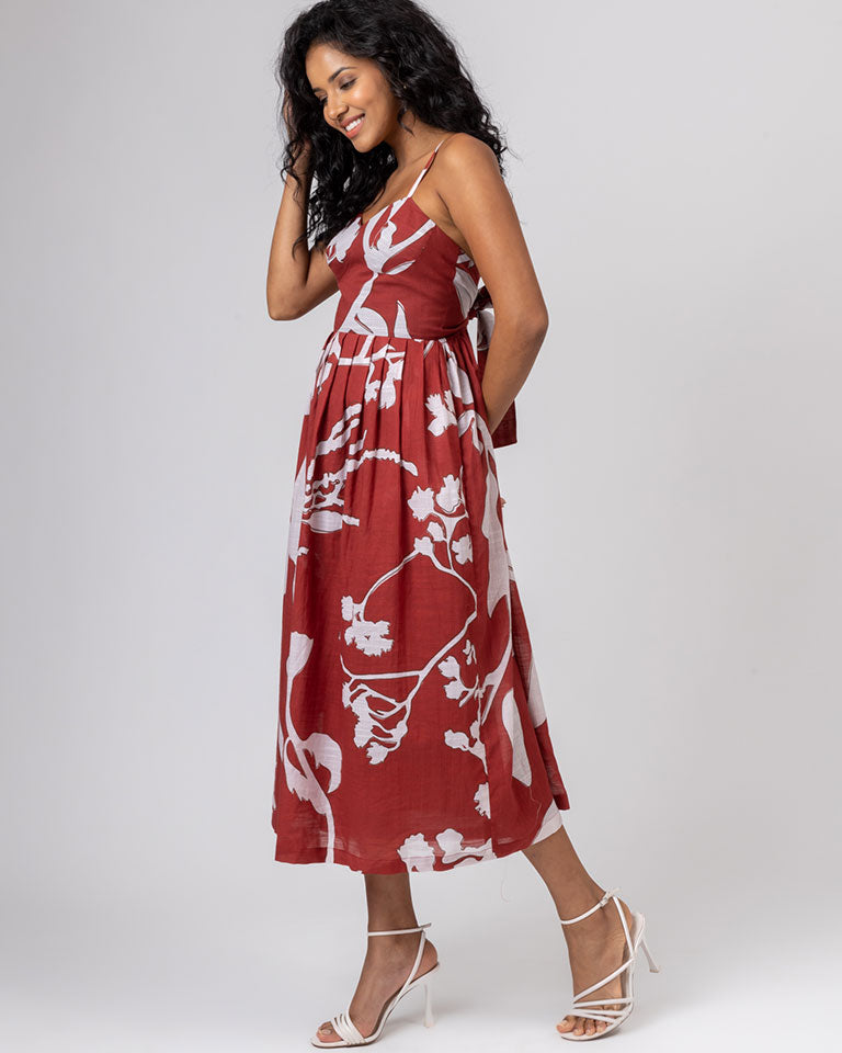 Mary Printed Dress DRESSES Doodlage