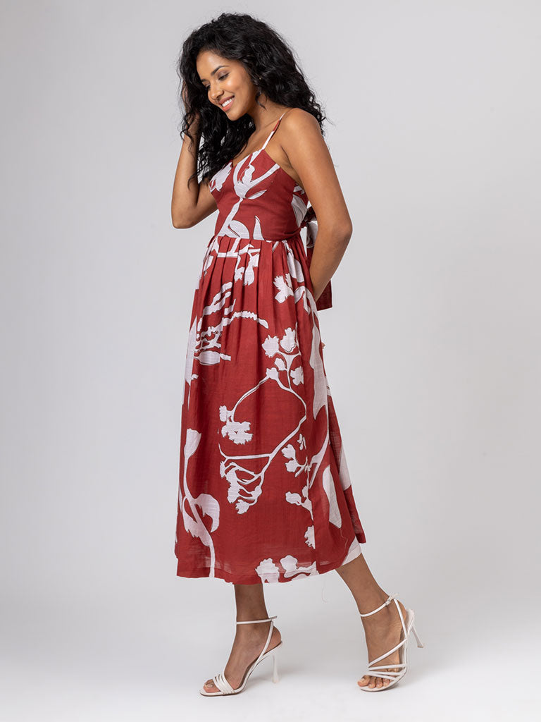 Mary Printed Dress DRESSES Doodlage