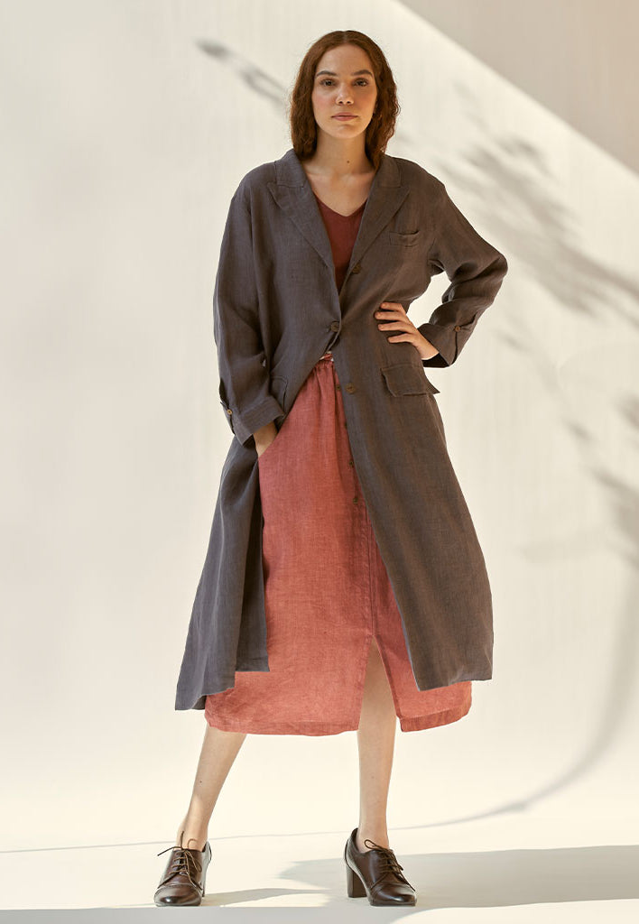 Trench Me Not Charcoal Coat JACKETS IKKIVI