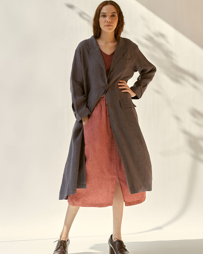 Trench Me Not Charcoal Coat JACKETS IKKIVI