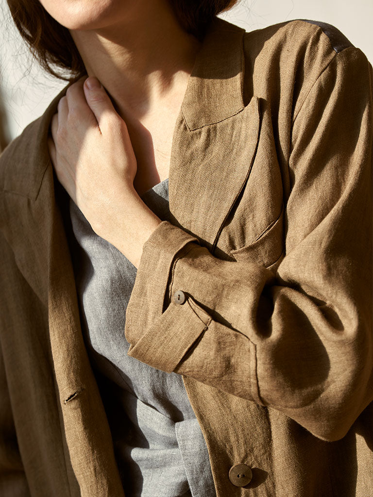 Trench Me Not Brown Coat JACKETS IKKIVI