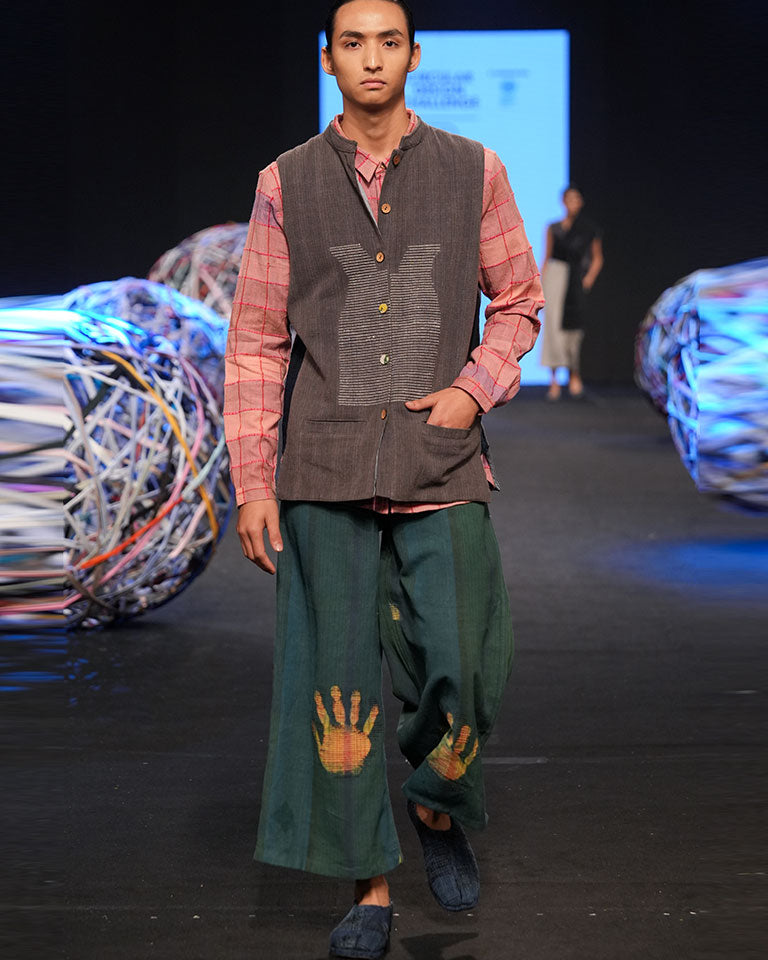 Pink Flush Upcycled Kala Cotton Shirt TOPS IRO IRO