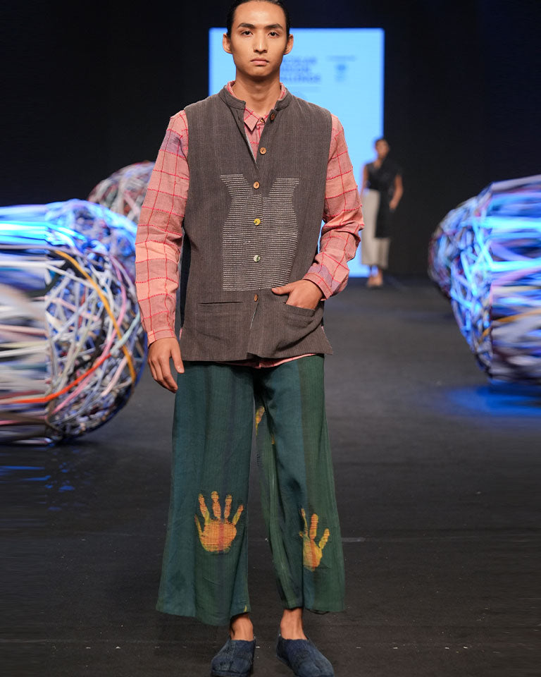 Pink Flush Upcycled Kala Cotton Shirt TOPS IRO IRO