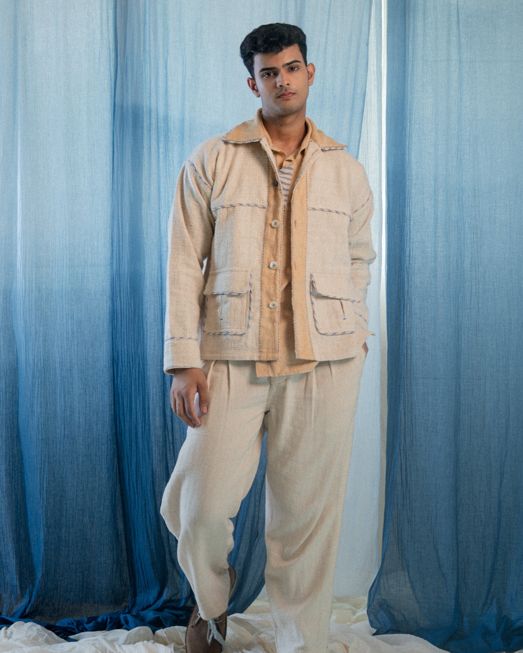 AY Unisex Oversized Shirt Jacket JACKETS IKKIVI