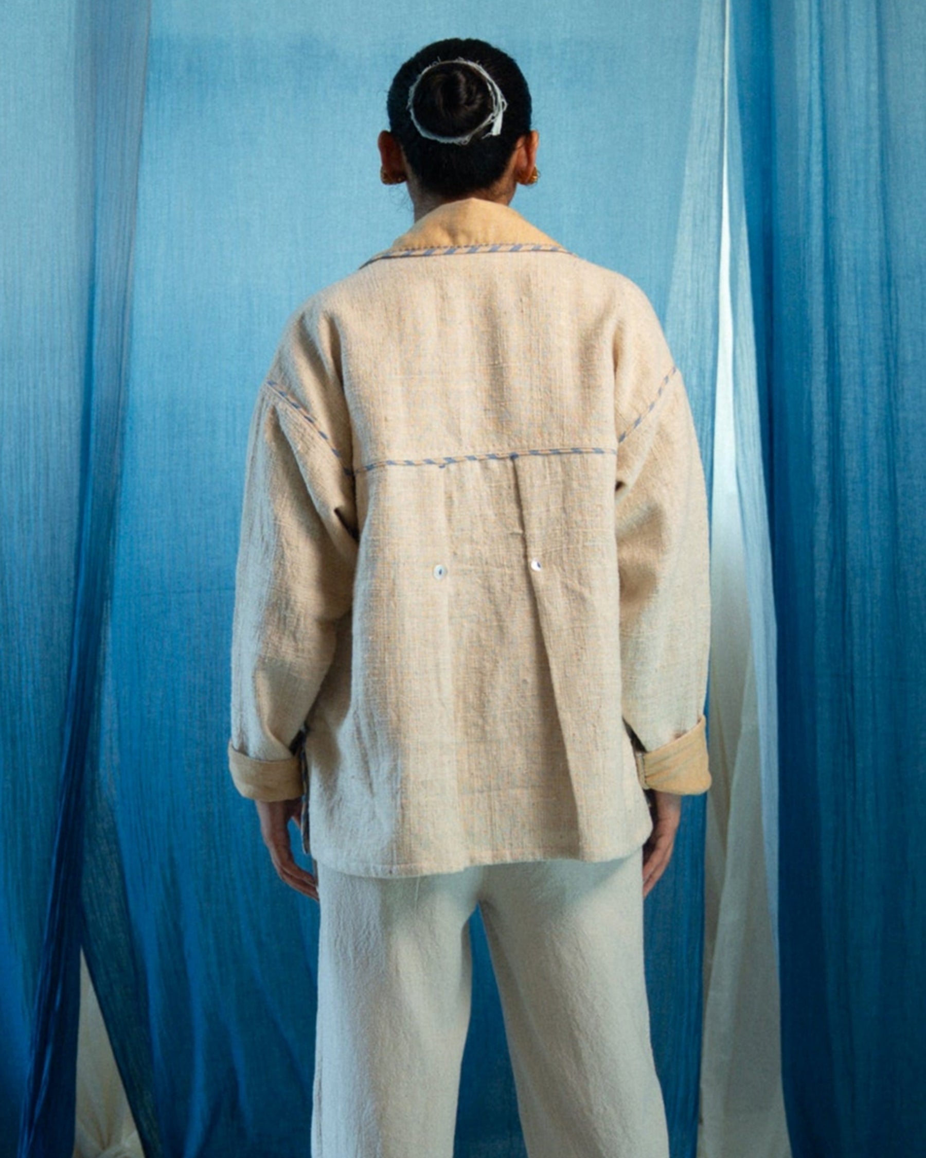 AY Unisex Oversized Shirt Jacket JACKETS IKKIVI