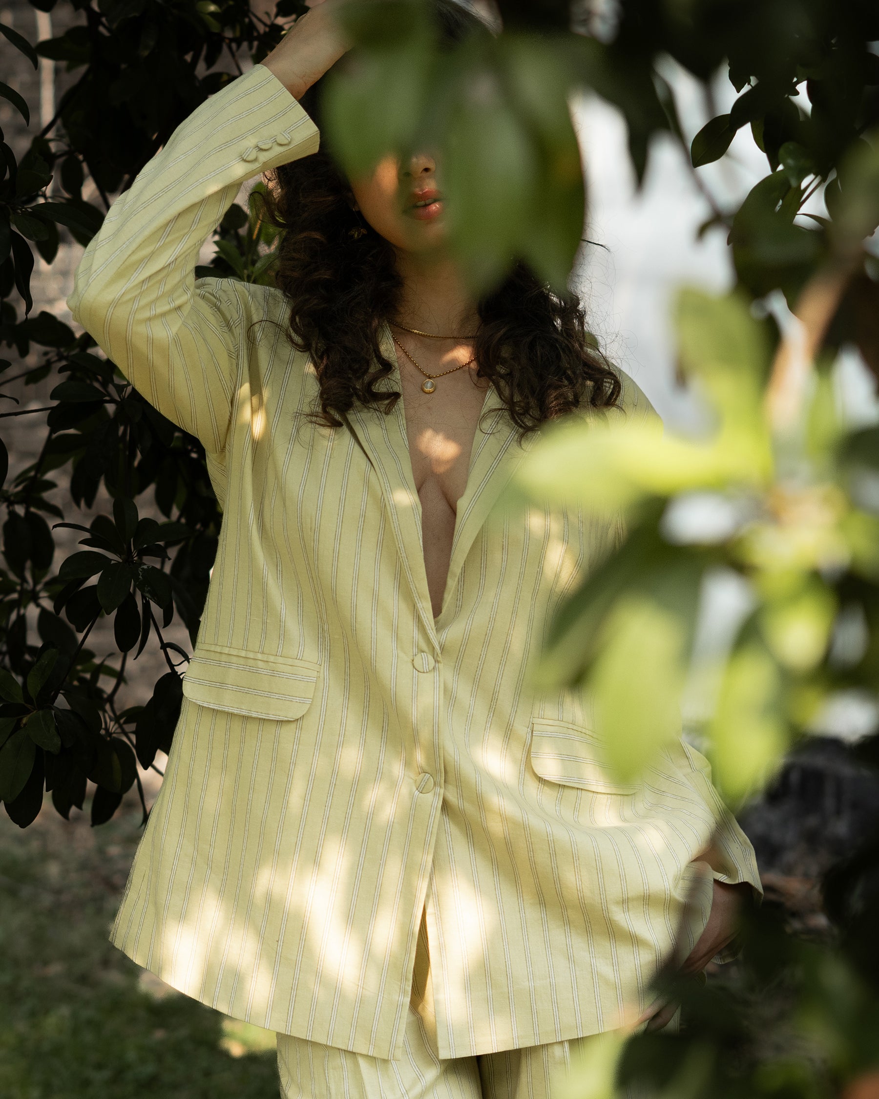 Tahlia Double-Buttoned Blazer JACKETS IKKIVI