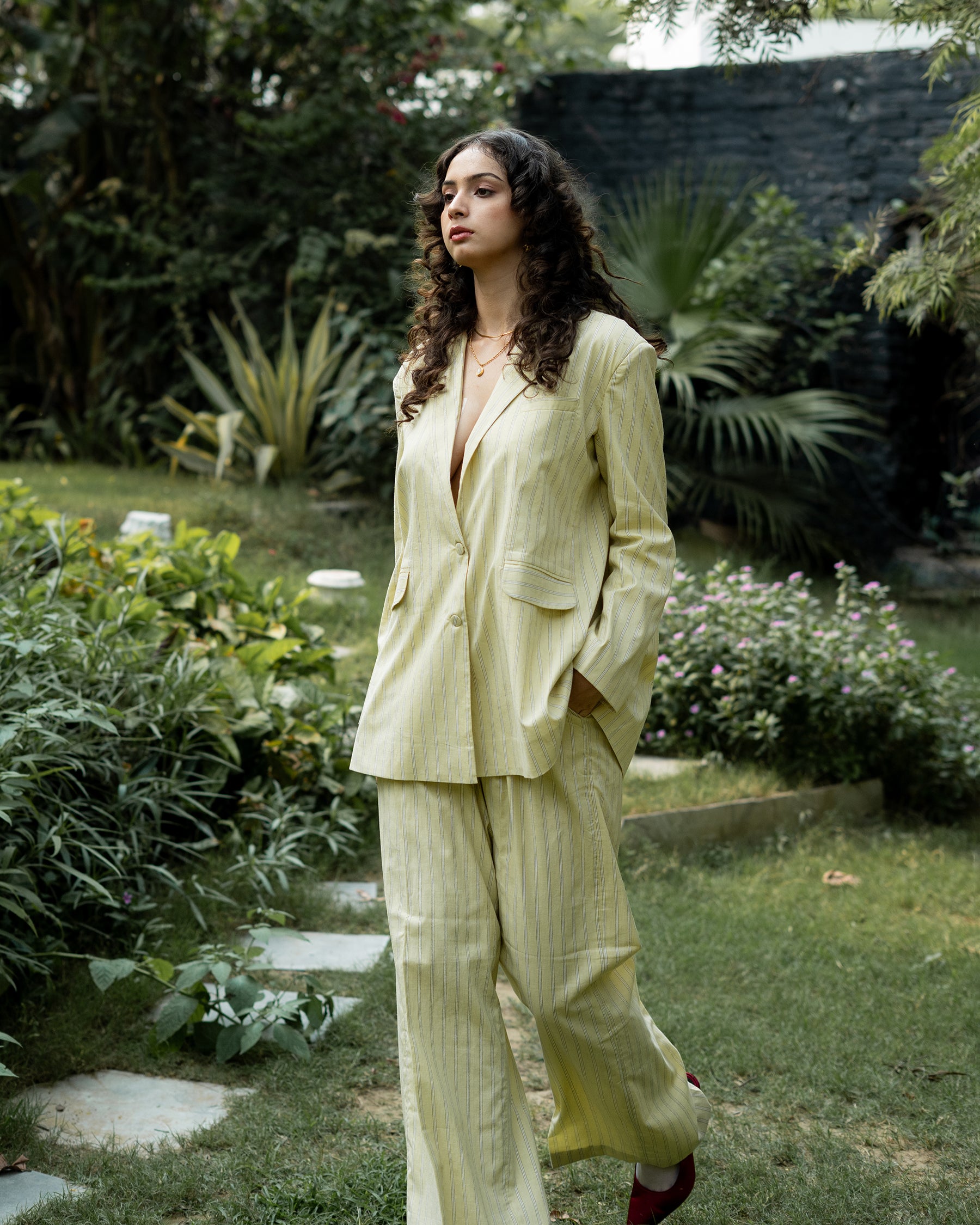 Tahlia Double-Buttoned Blazer JACKETS IKKIVI