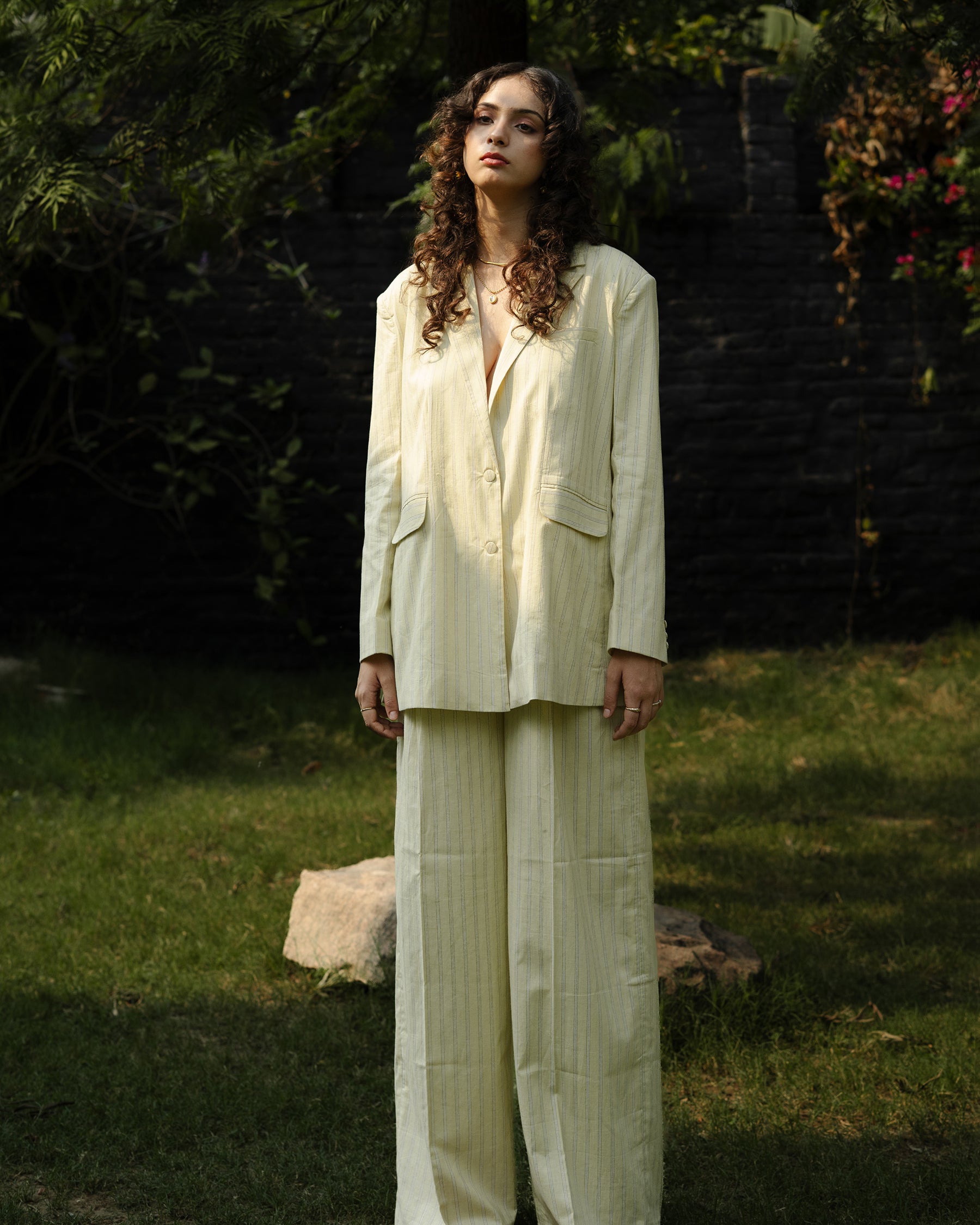 Tahlia Double-Buttoned Blazer JACKETS IKKIVI
