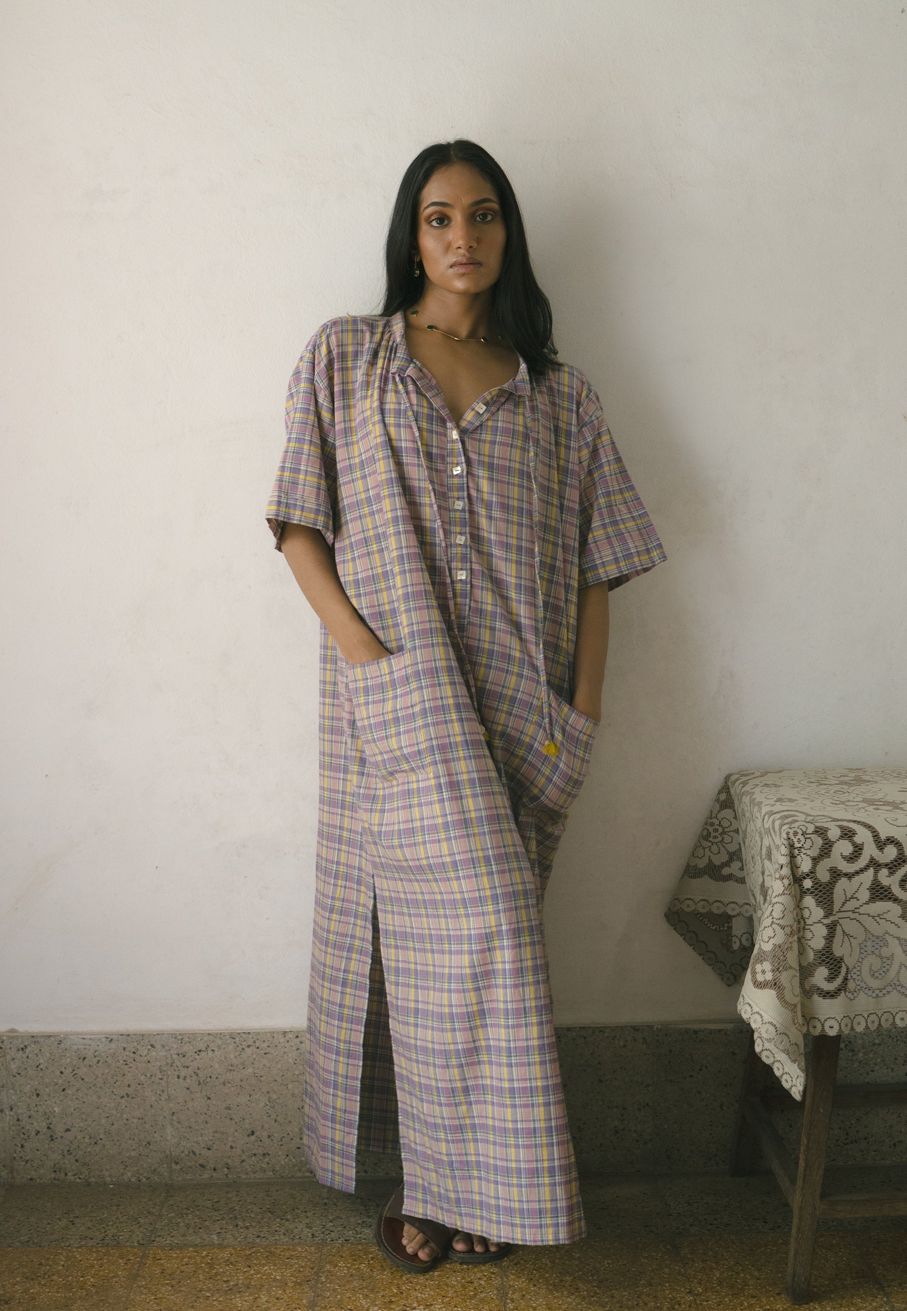 Meadow Long Tunic Dress DRESSES IKKIVI