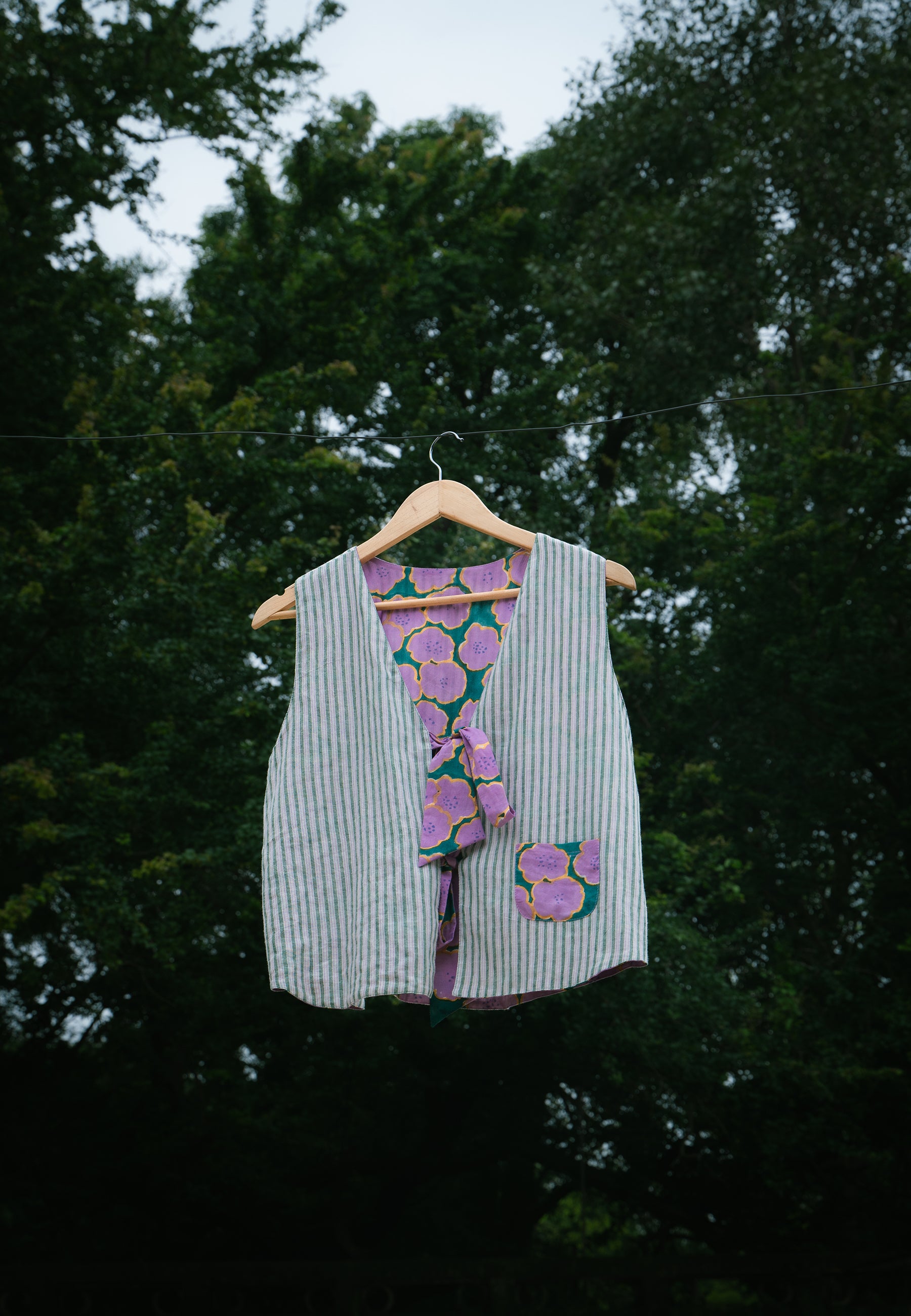 Clover Reversible Waistcoat JACKETS IKKIVI