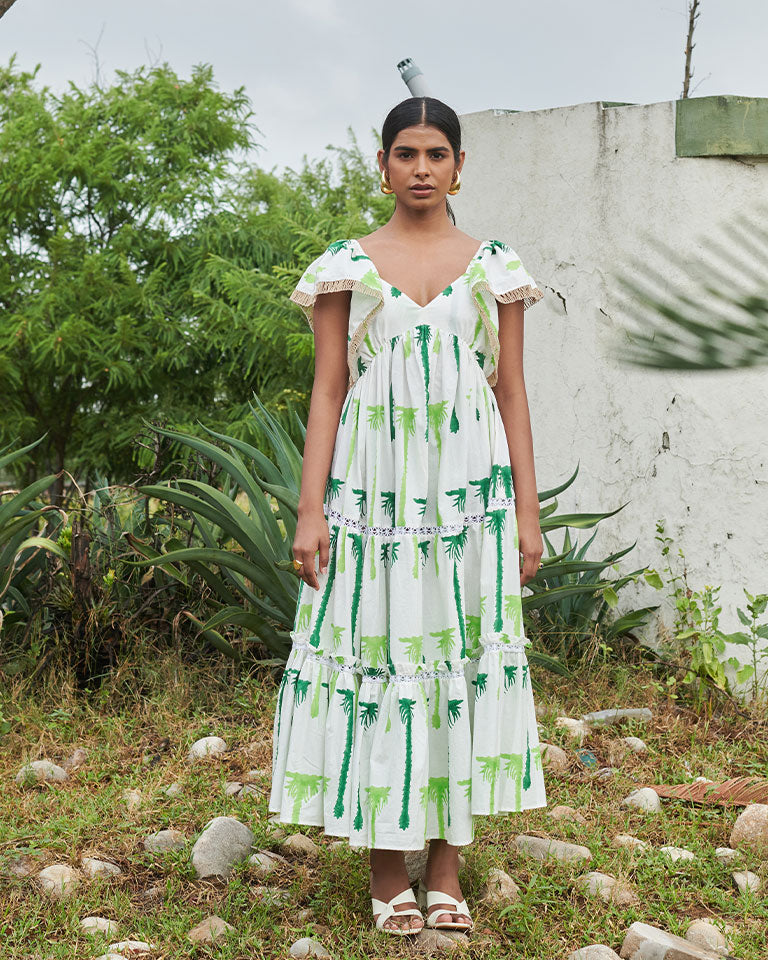 Coast Tier Dress DRESSES Khajoor