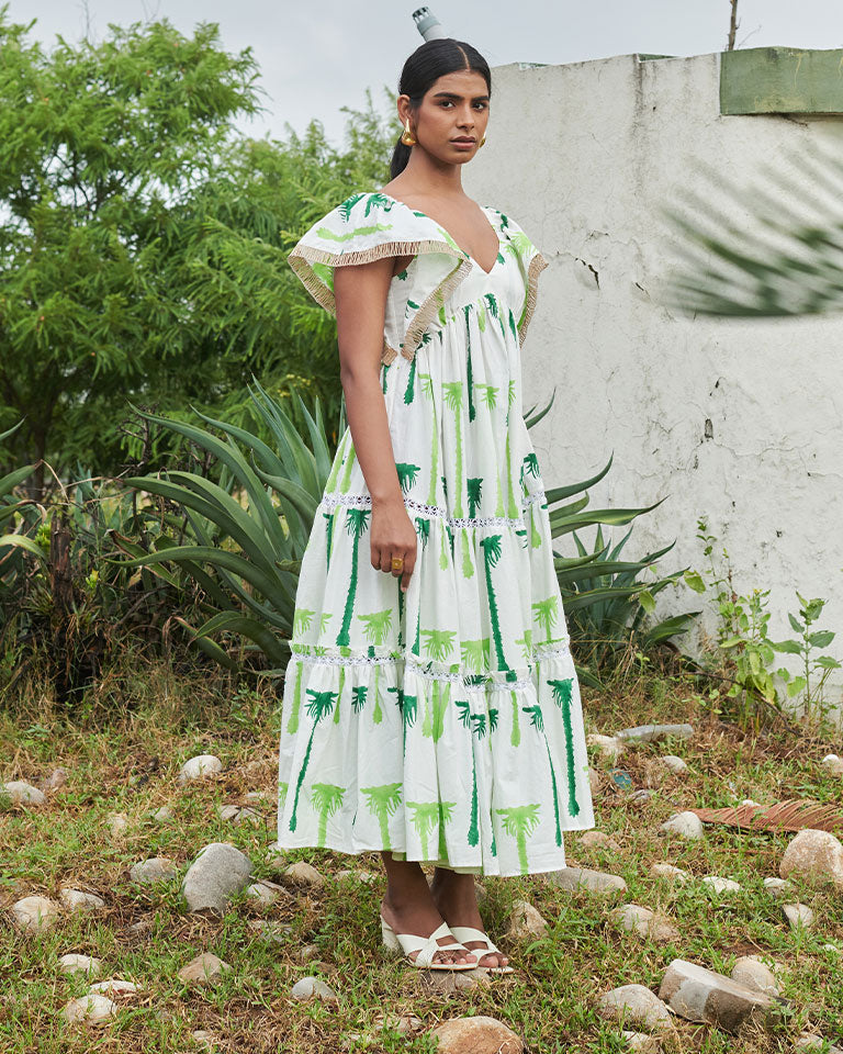 Coast Tier Dress DRESSES Khajoor