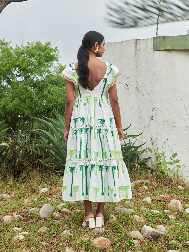 Coast Tier Dress DRESSES Khajoor