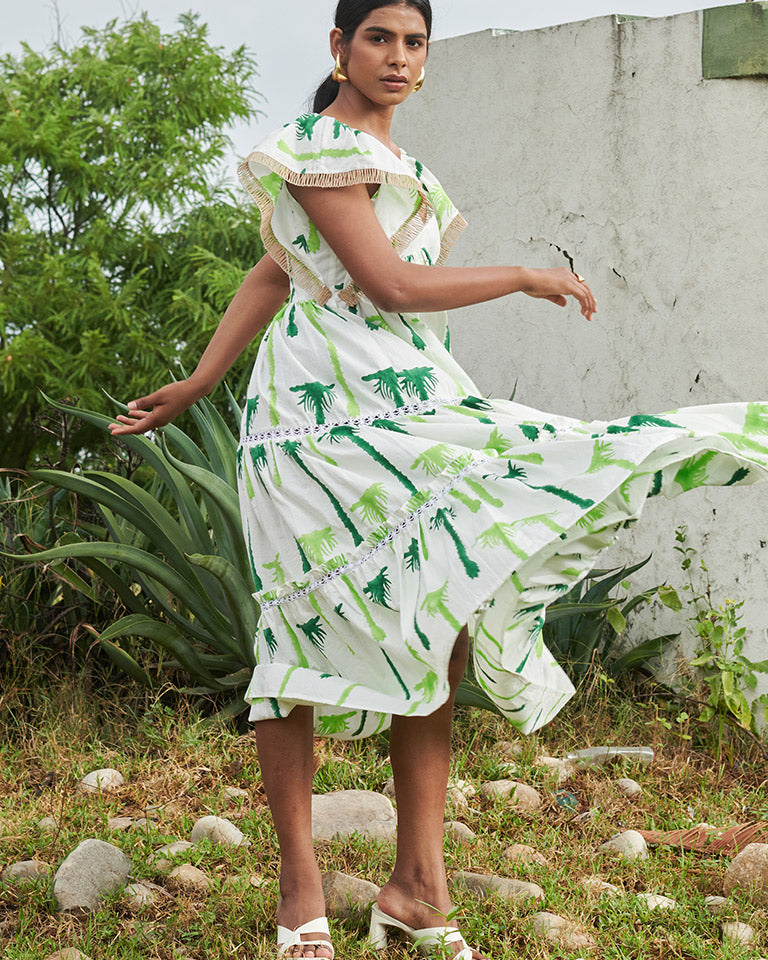 Coast Tier Dress DRESSES Khajoor