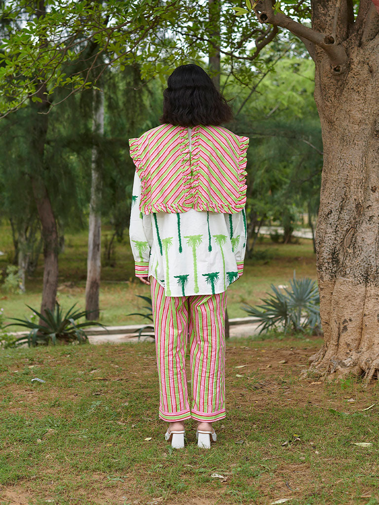 Doll Striper Pants BOTTOMS Khajoor