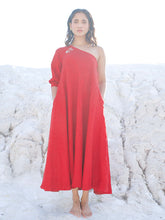 Load image into Gallery viewer, Ruby Red Dress DRESSES IKKIVI   

