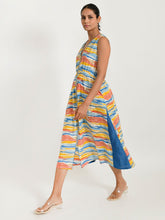 Load image into Gallery viewer, Wave Zipped Dress DRESSES Rias Jaipur   
