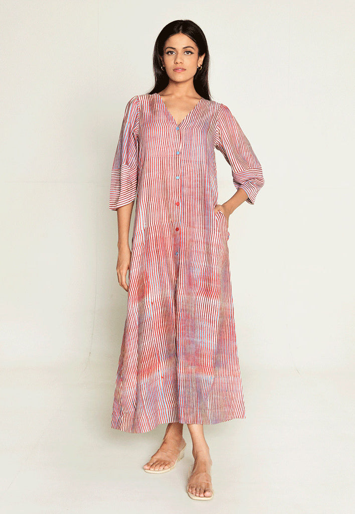 Plosky Cloud Shirt Dress DRESSES Rias Jaipur