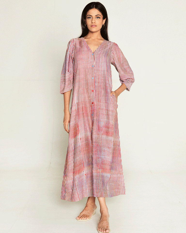 Plosky Cloud Shirt Dress DRESSES Rias Jaipur