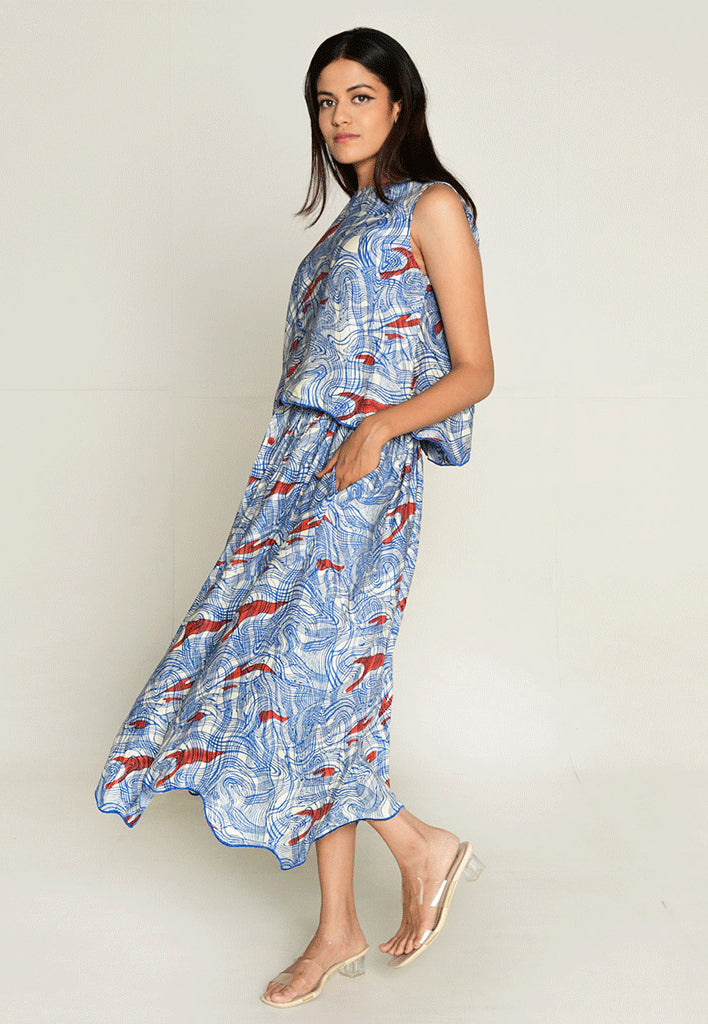 Ponzo Top & Skirt Co-ord Set SETS Rias Jaipur