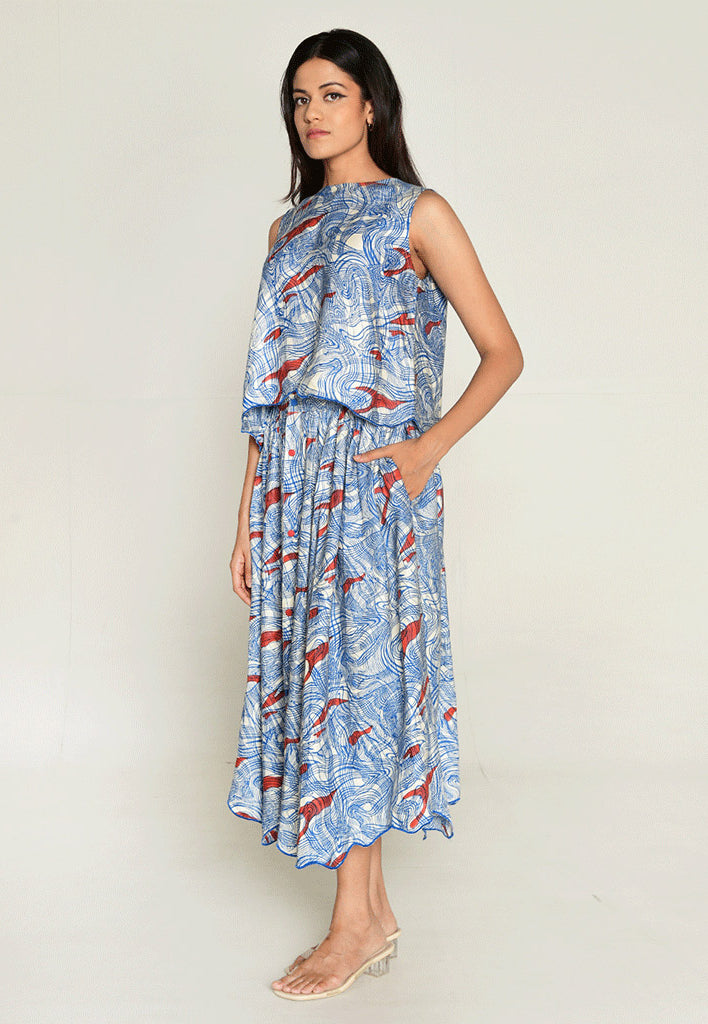 Ponzo Top & Skirt Co-ord Set SETS Rias Jaipur