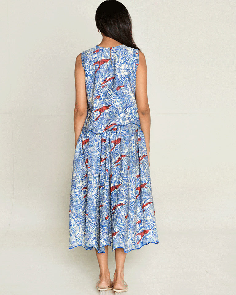 Ponzo Top & Skirt Co-ord Set SETS Rias Jaipur