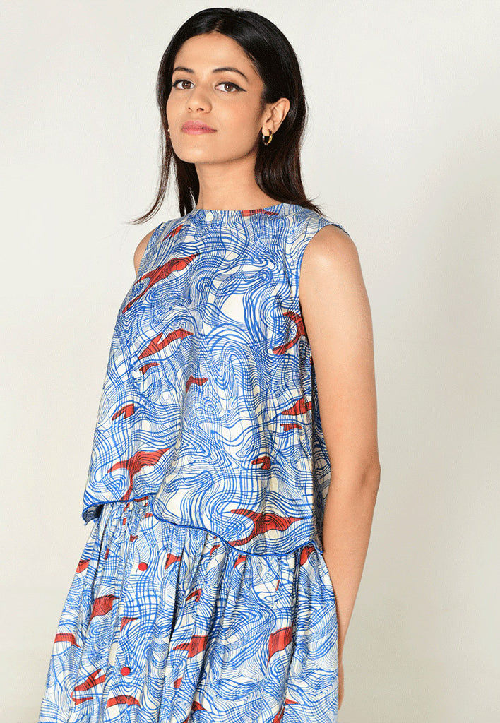 Ponzo Top & Skirt Co-ord Set SETS Rias Jaipur