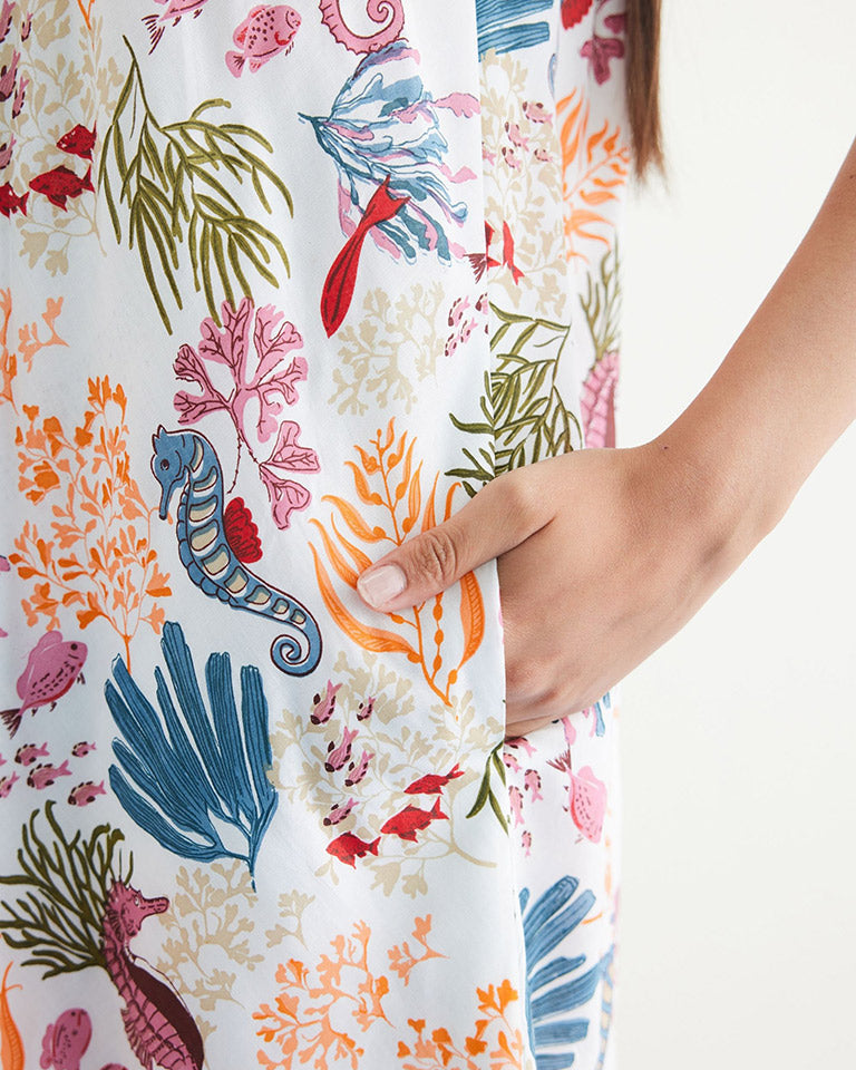 Deep Sea Halter Dress DRESSES SUI