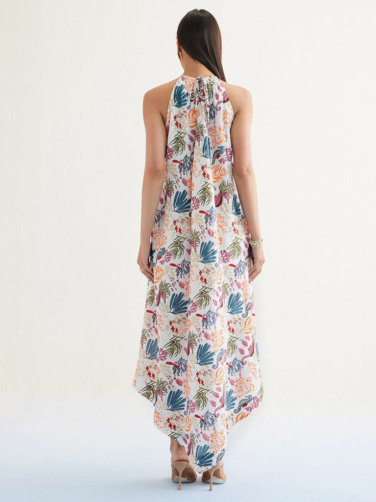 Deep Sea Halter Dress DRESSES SUI