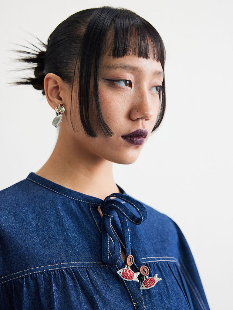 Deep Sea Peplum Top TOPS SUI