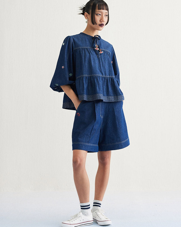 Deep Sea Peplum Top TOPS SUI