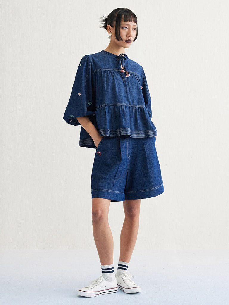 Deep Sea Peplum Top TOPS SUI