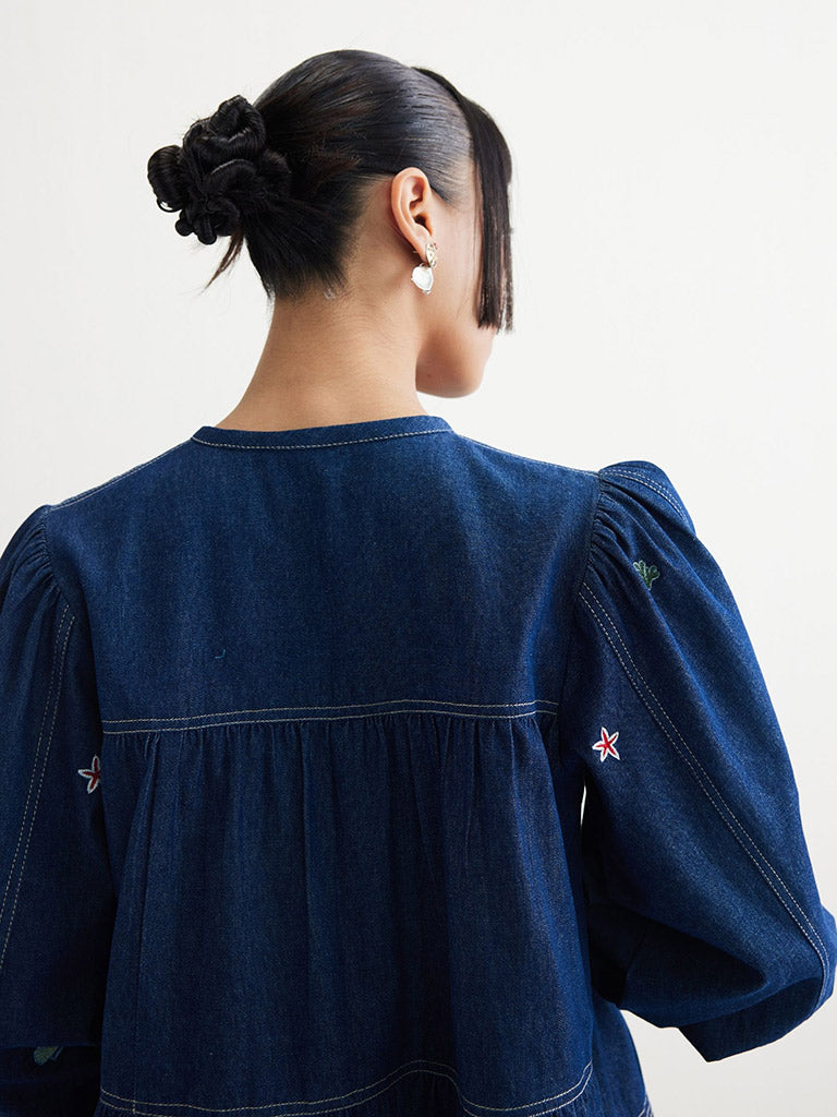 Deep Sea Peplum Top TOPS SUI