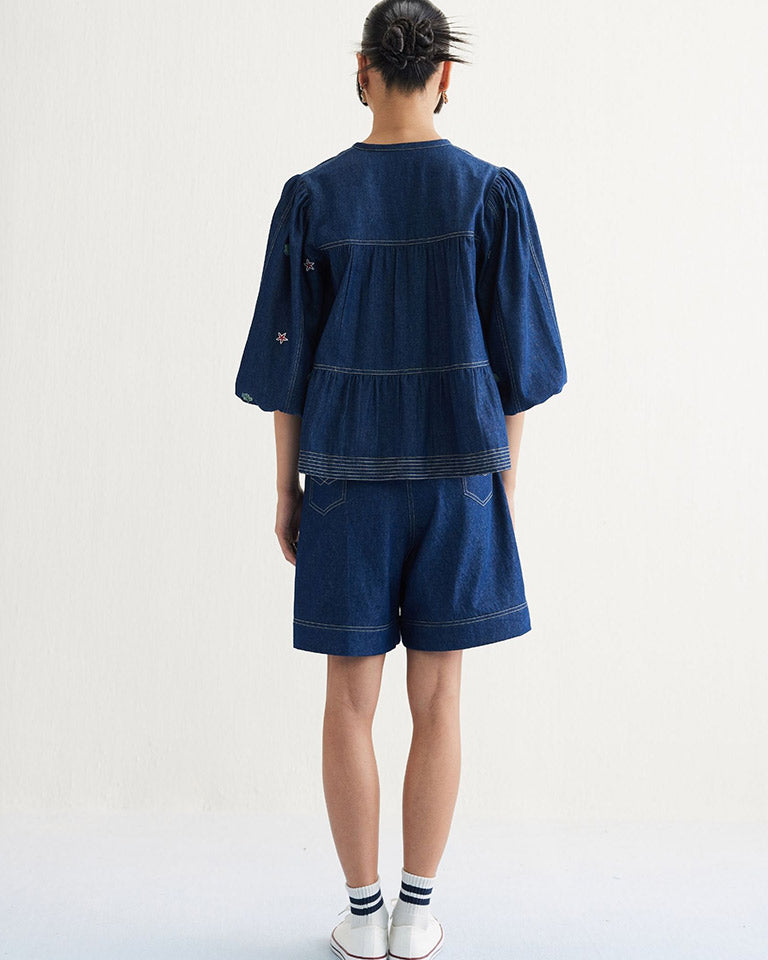 Deep Sea Peplum Top TOPS SUI