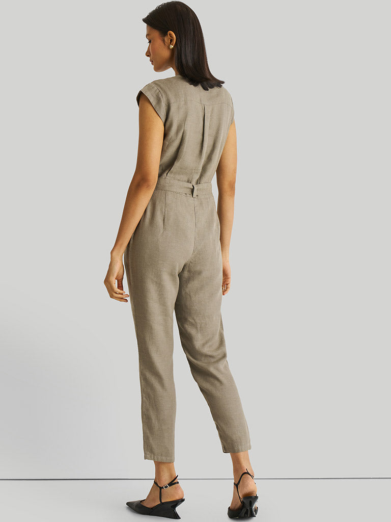 Evening Chai Green Jumpsuit JUMPSUITS Reistor