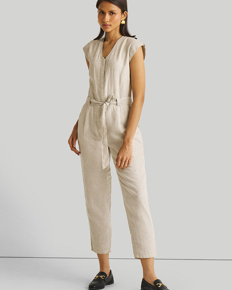 Evening Chai Ecru Jumpsuit JUMPSUITS Reistor