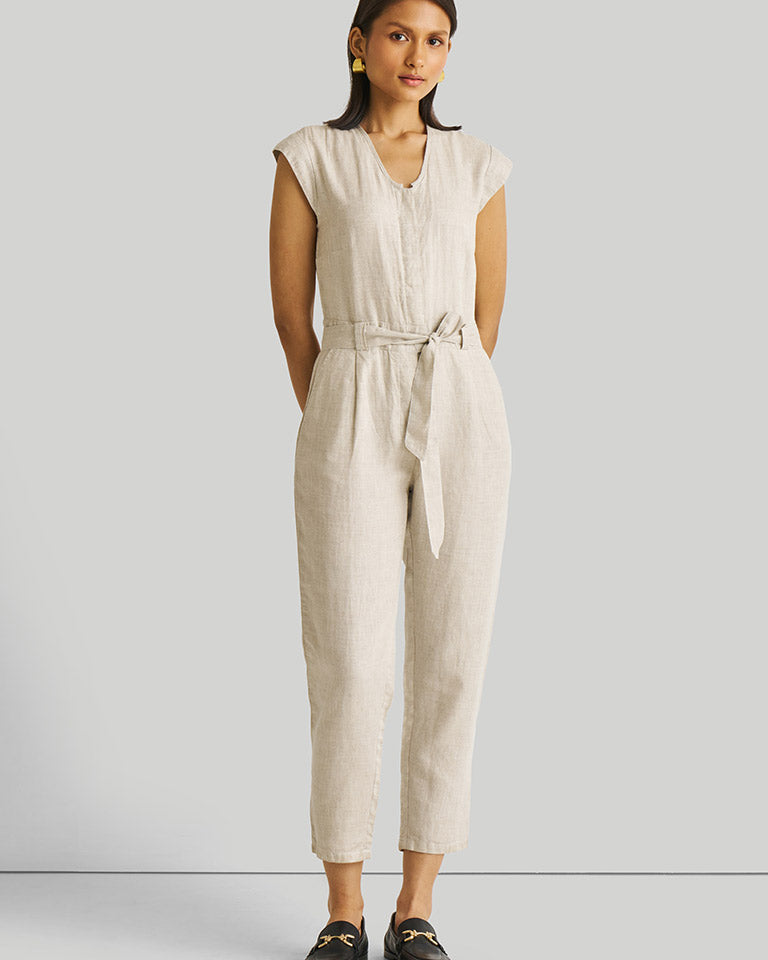 Evening Chai Ecru Jumpsuit JUMPSUITS Reistor