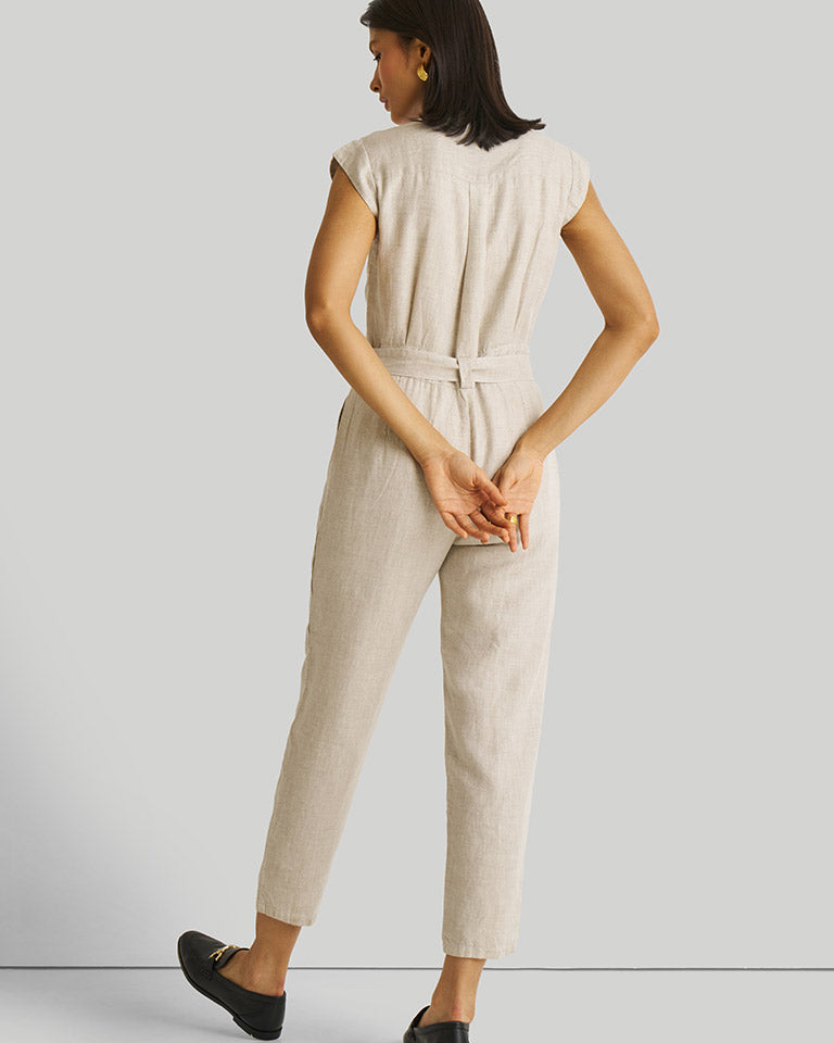 Evening Chai Ecru Jumpsuit JUMPSUITS Reistor